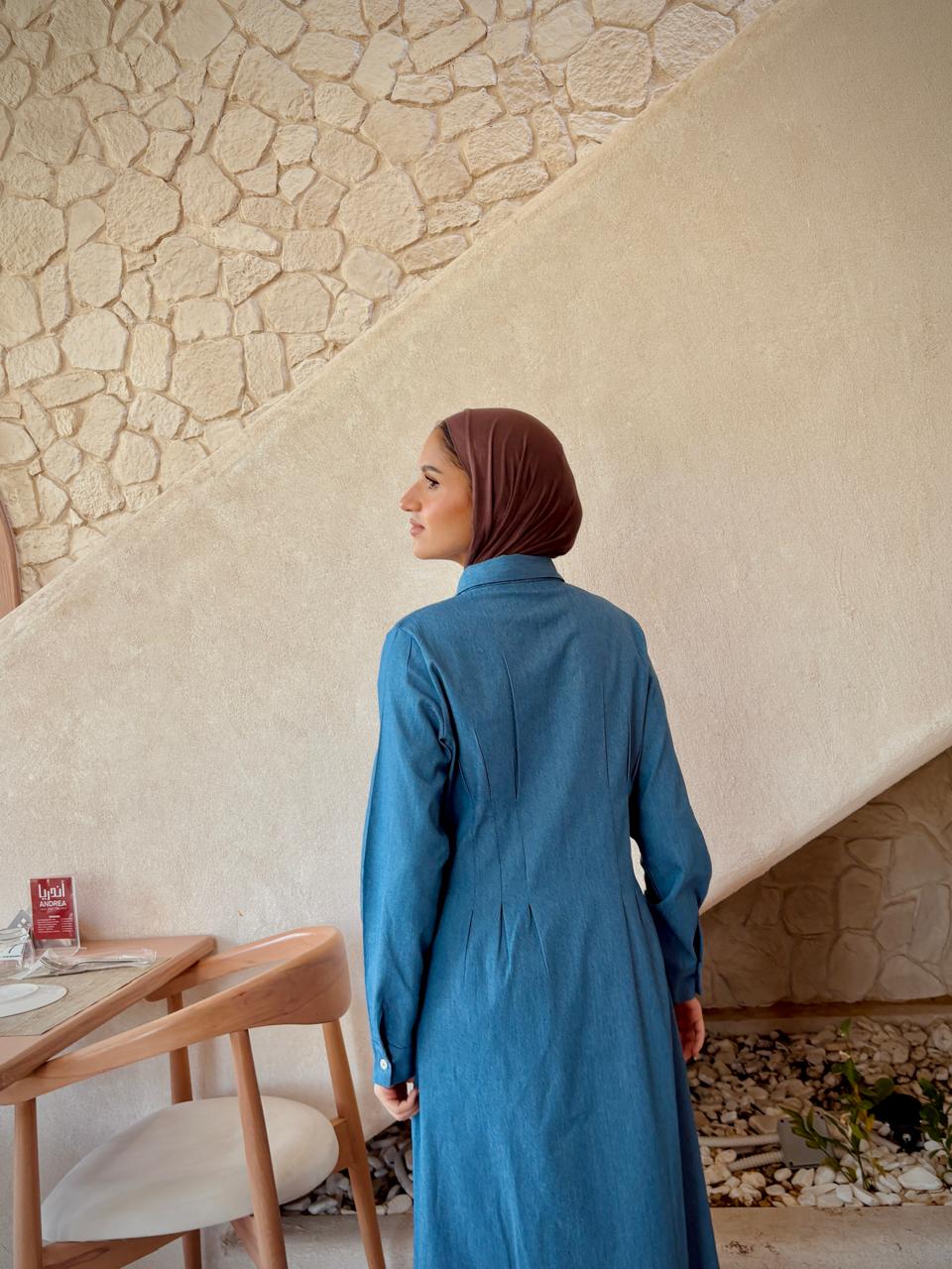 Snatched Jeans Dress