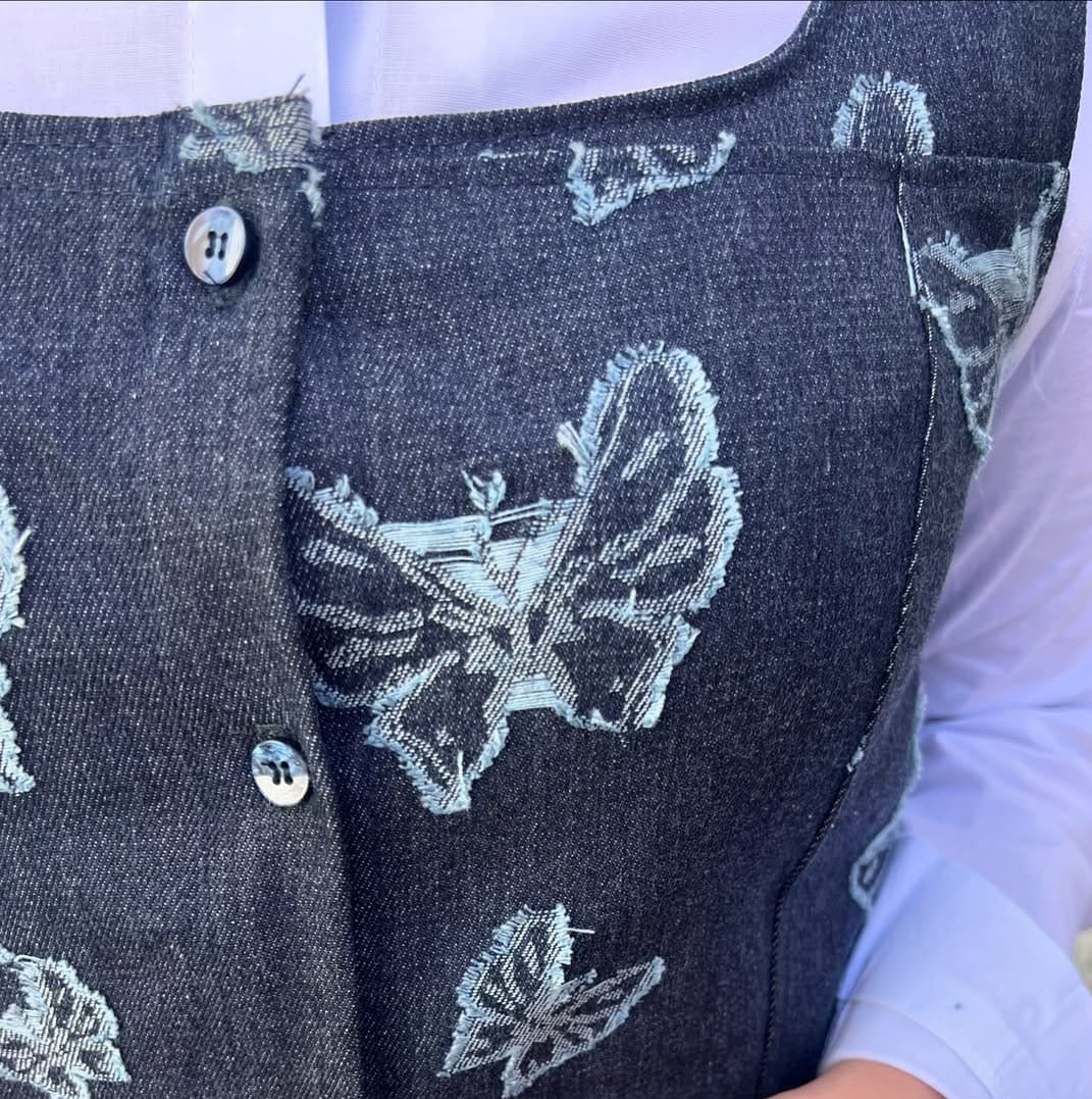 Jeans Butterfly Dress