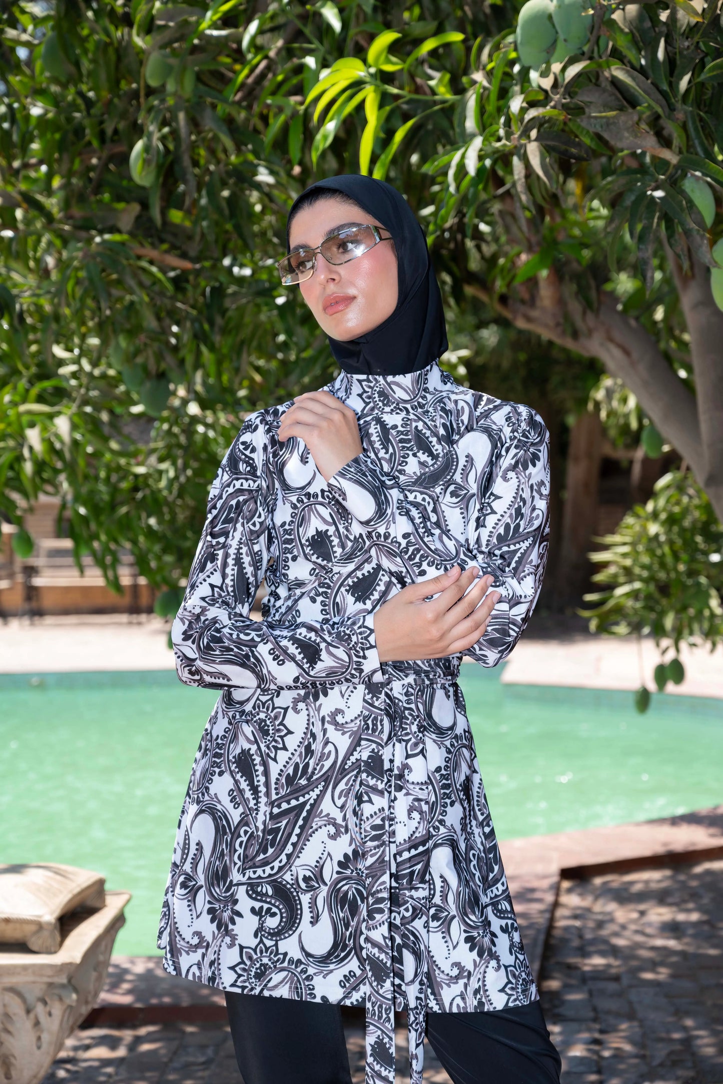 Vintage B/W Burkini