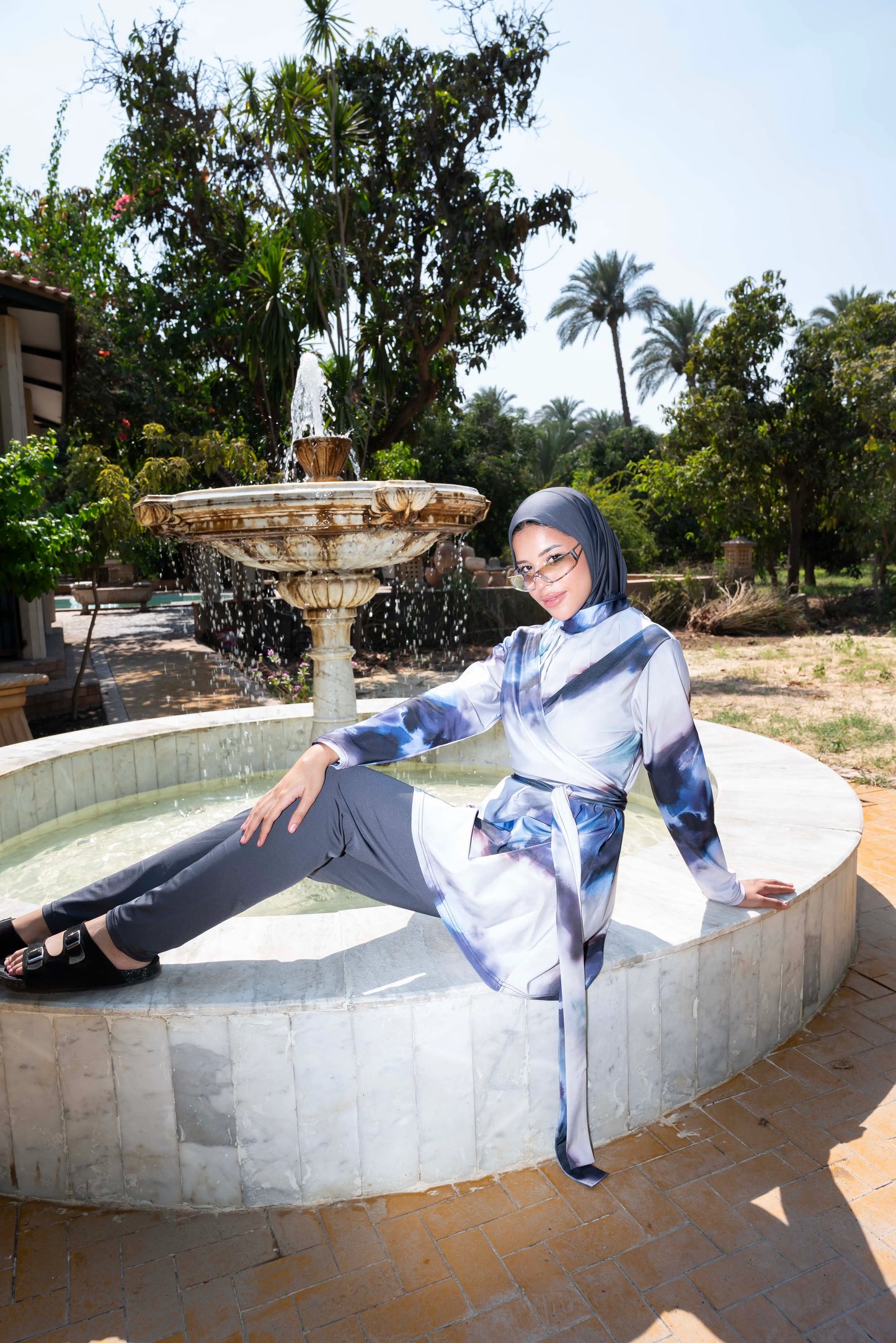 Blue Marble Burkini