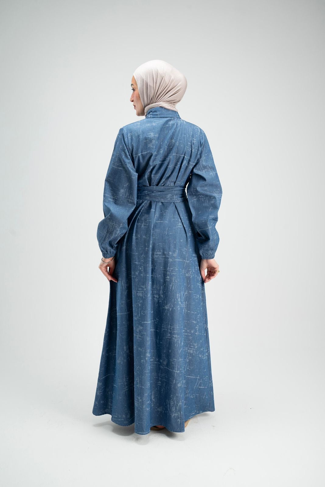Tied Jeans Dress