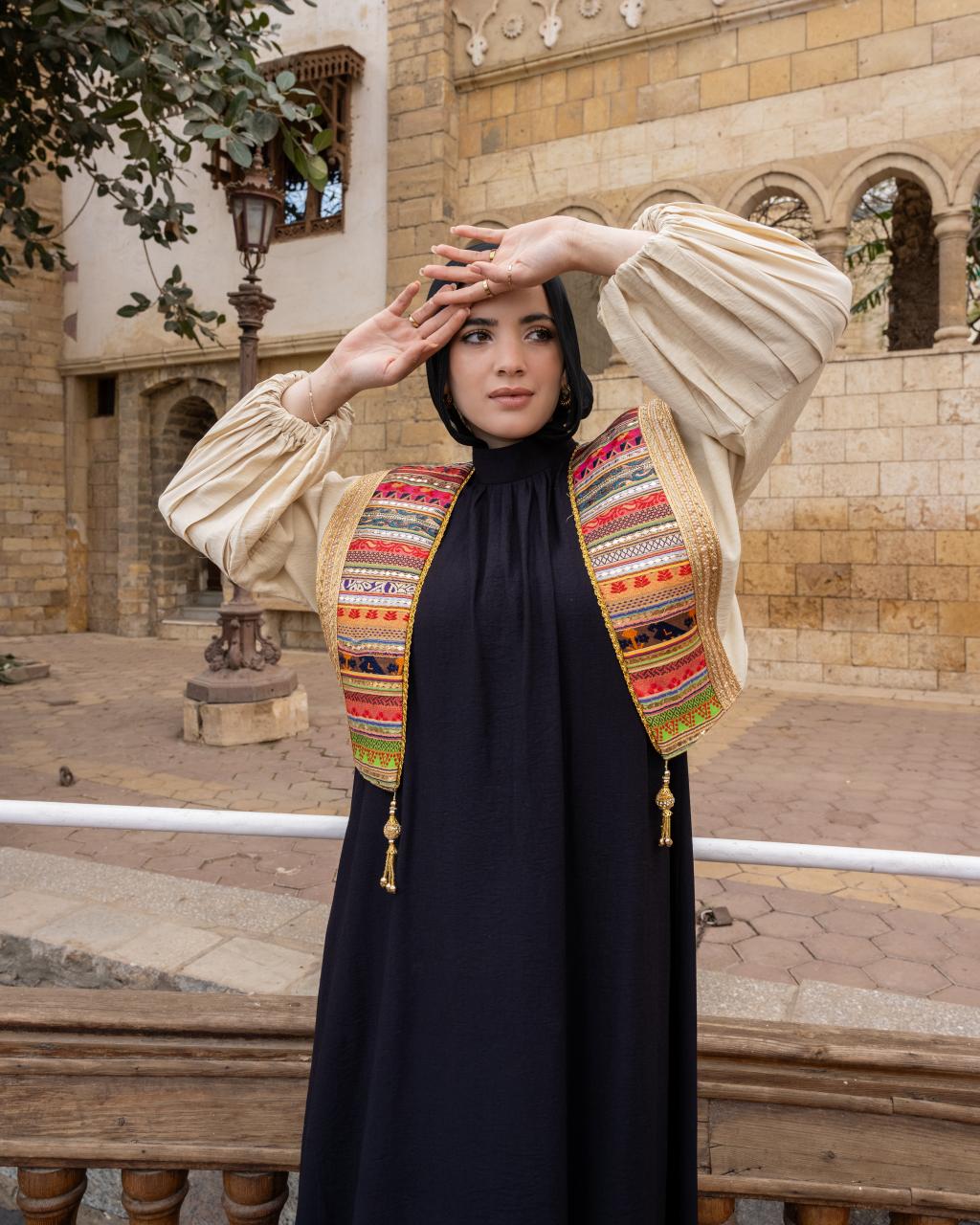 Linen Dress & Bolero Set