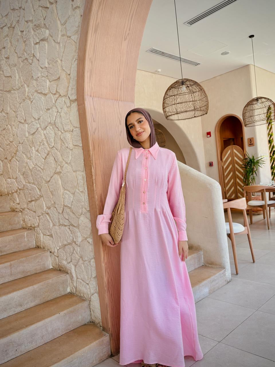 Snatched Linen Dress