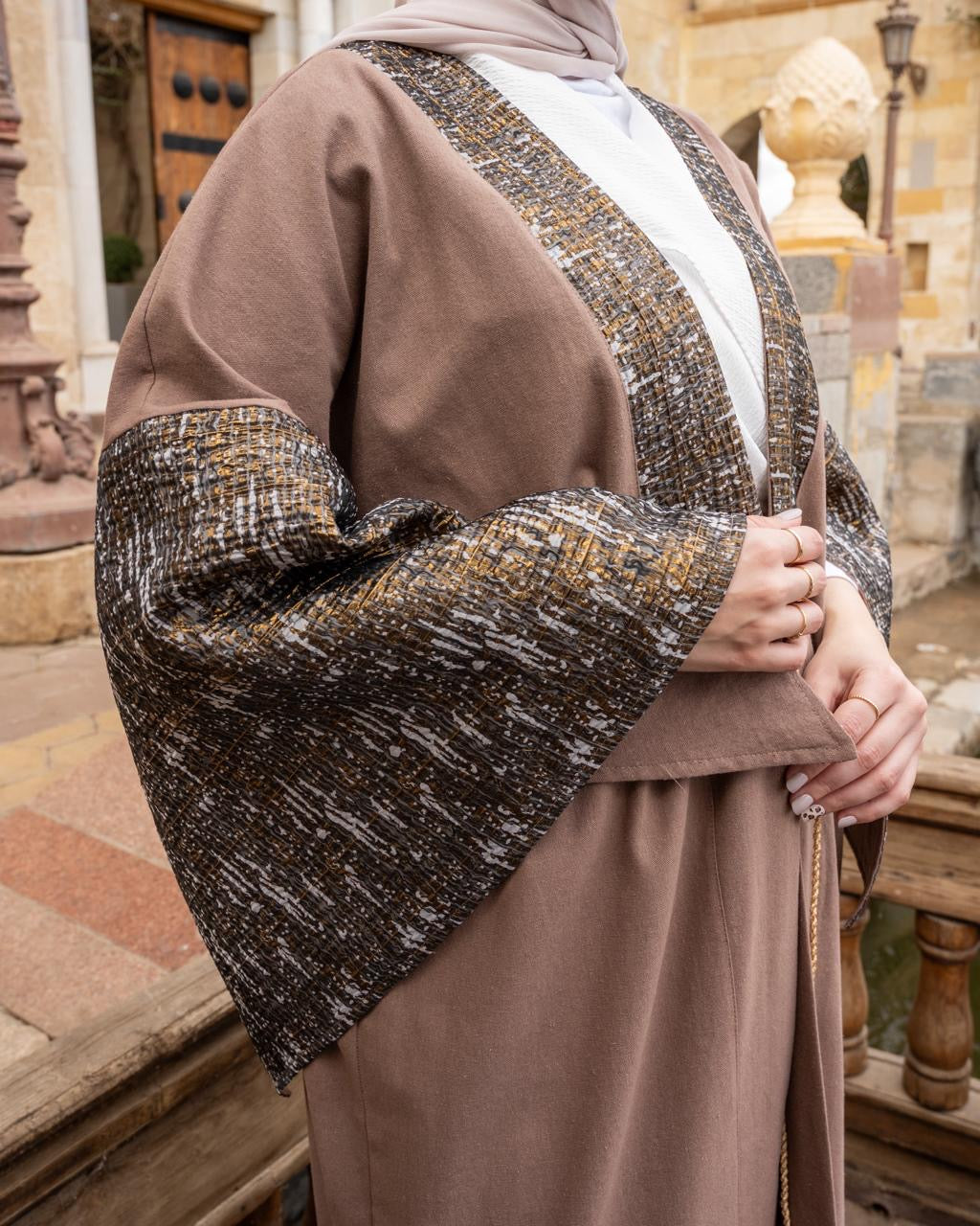 Shiny Cuffs Kaftan