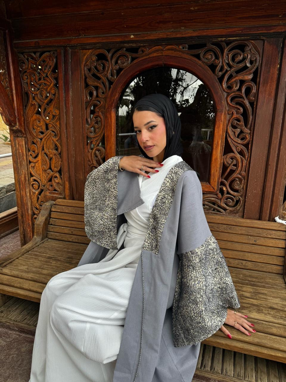 Shiny Cuffs Kaftan