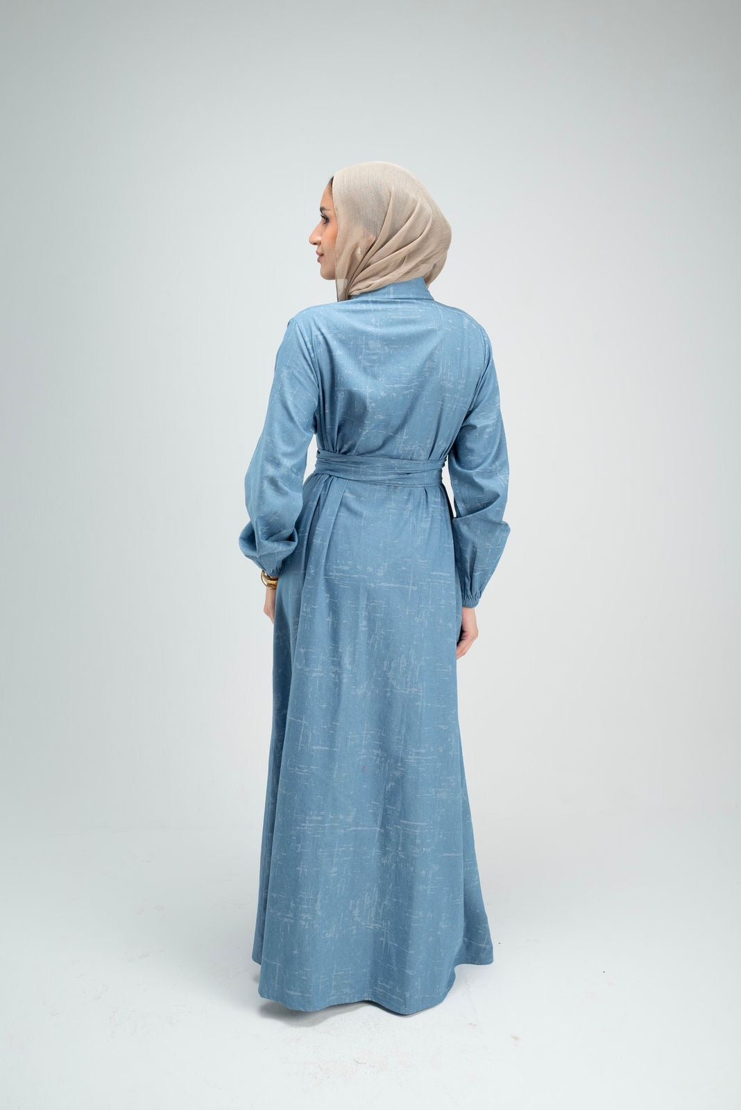 Tied Jeans Dress