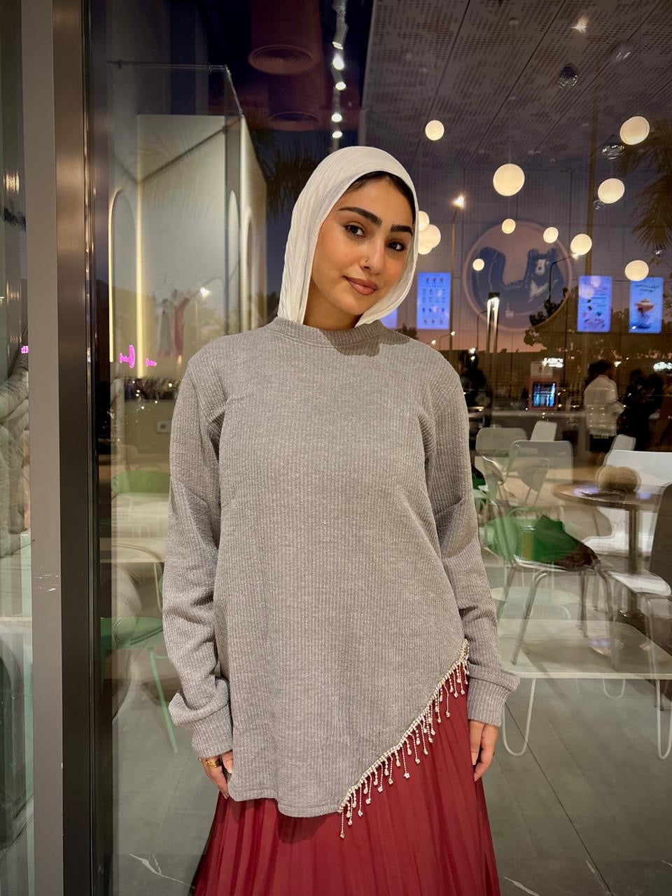 Asymmetrical Sparkle Top