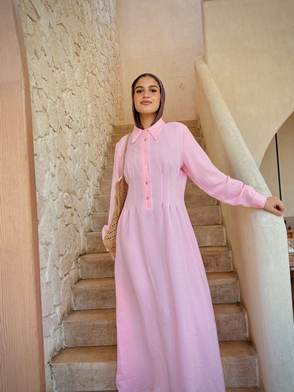 Snatched Linen Dress