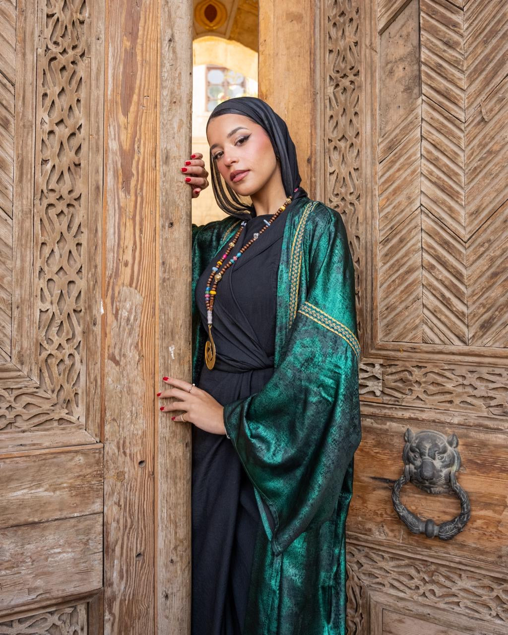 Indian Taffeta Kaftan