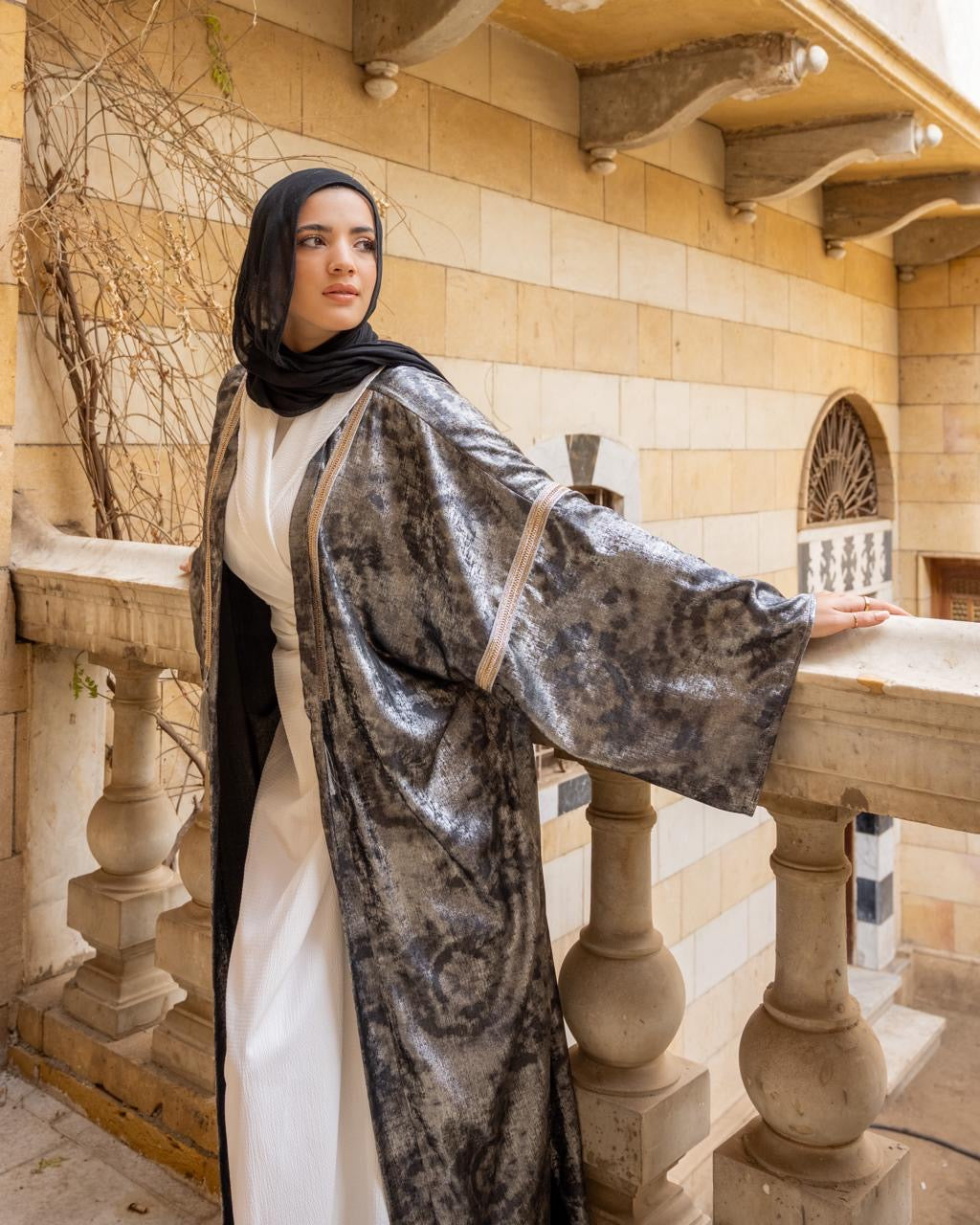Indian Taffeta Kaftan