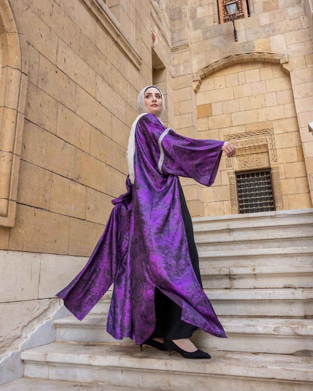 Indian Taffeta Kaftan