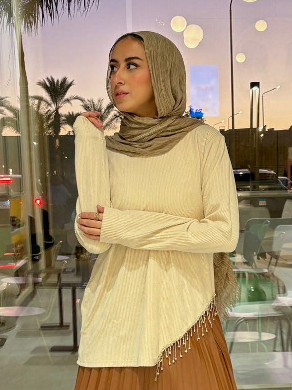 Asymmetrical Sparkle Top