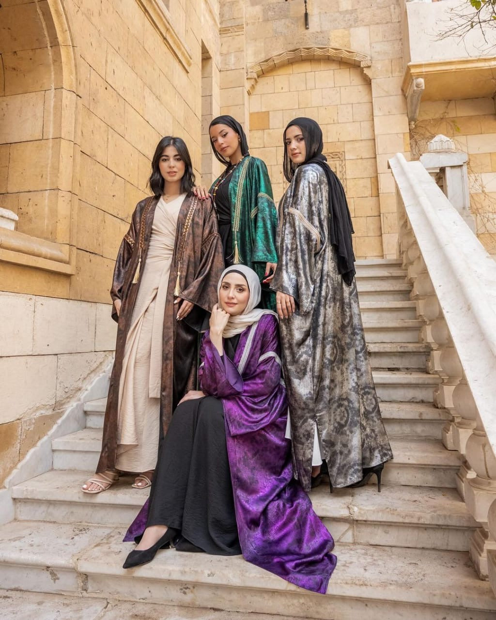 Indian Taffeta Kaftan