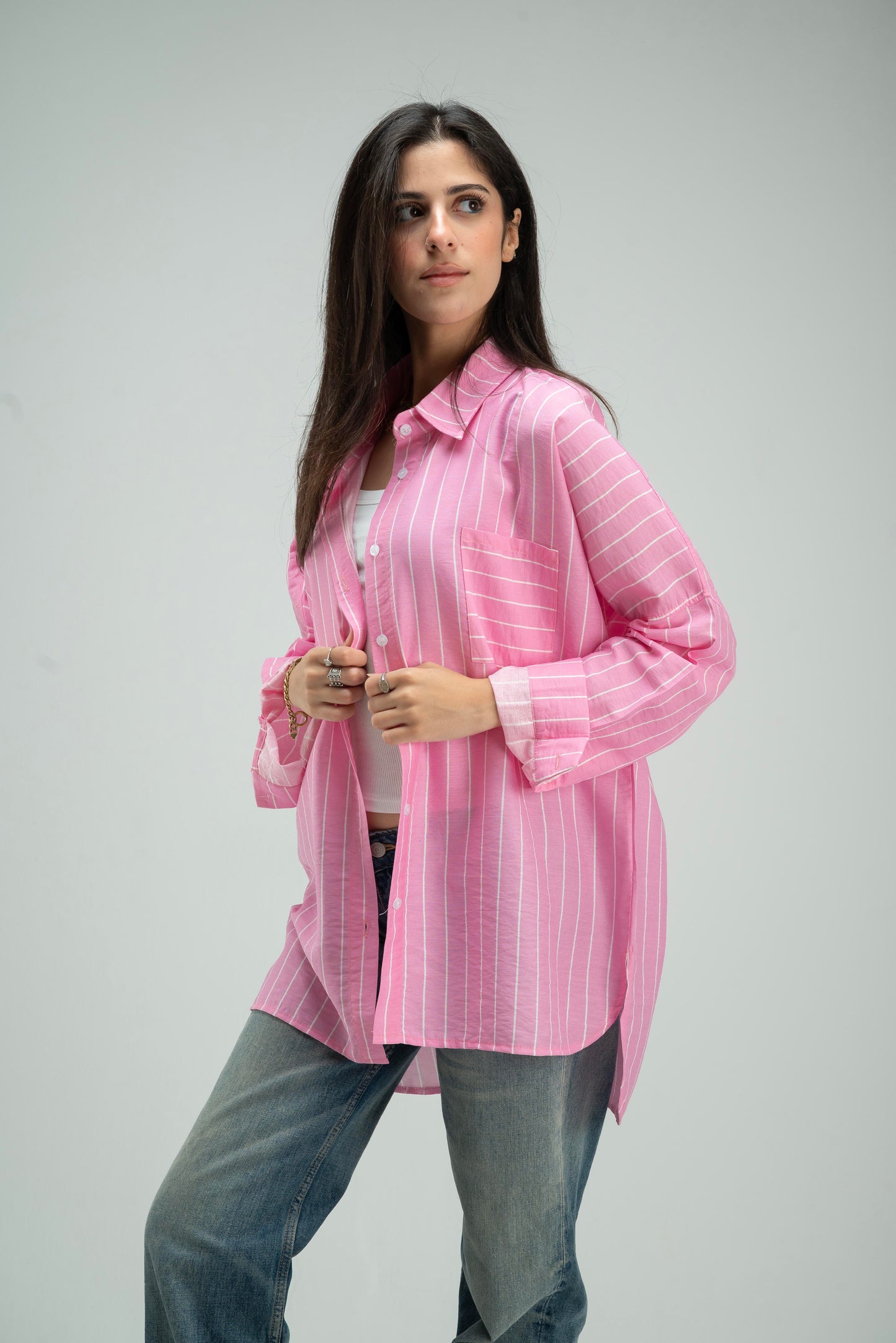 Striped chemise