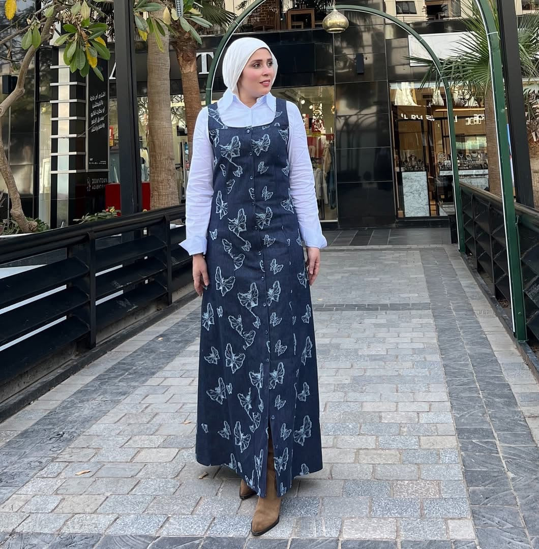 Jeans Butterfly Dress