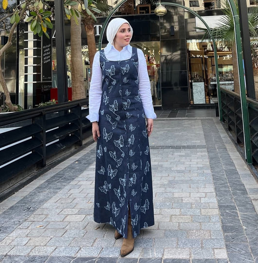 Jeans Butterfly Dress