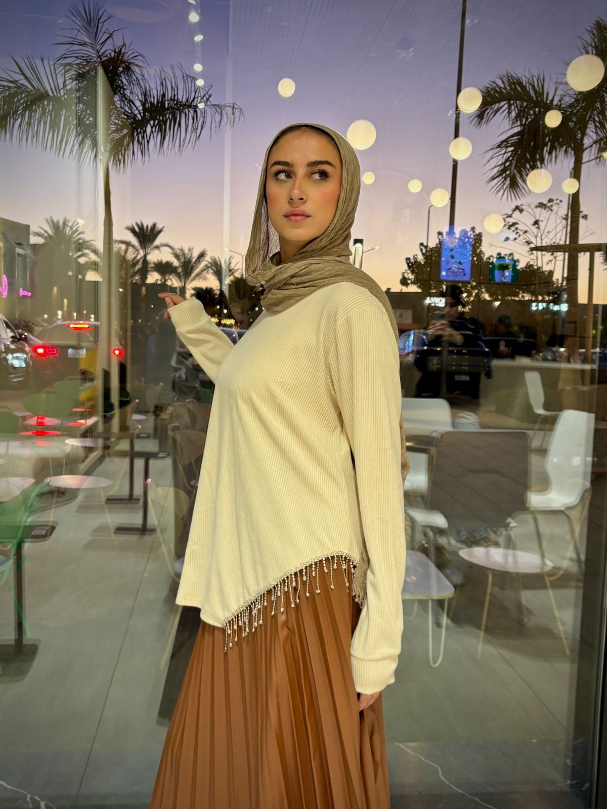 Asymmetrical Sparkle Top