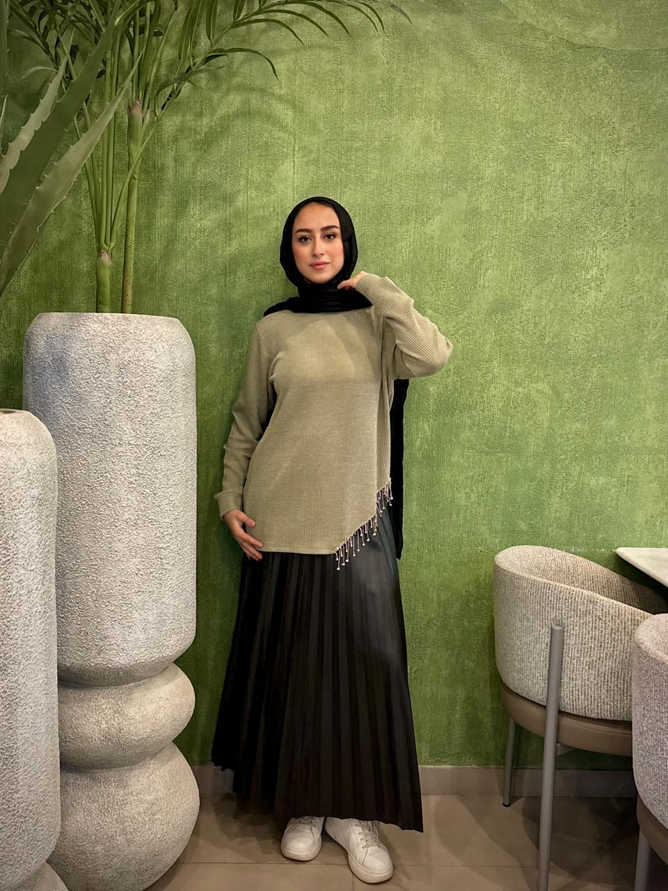 Asymmetrical Sparkle Top