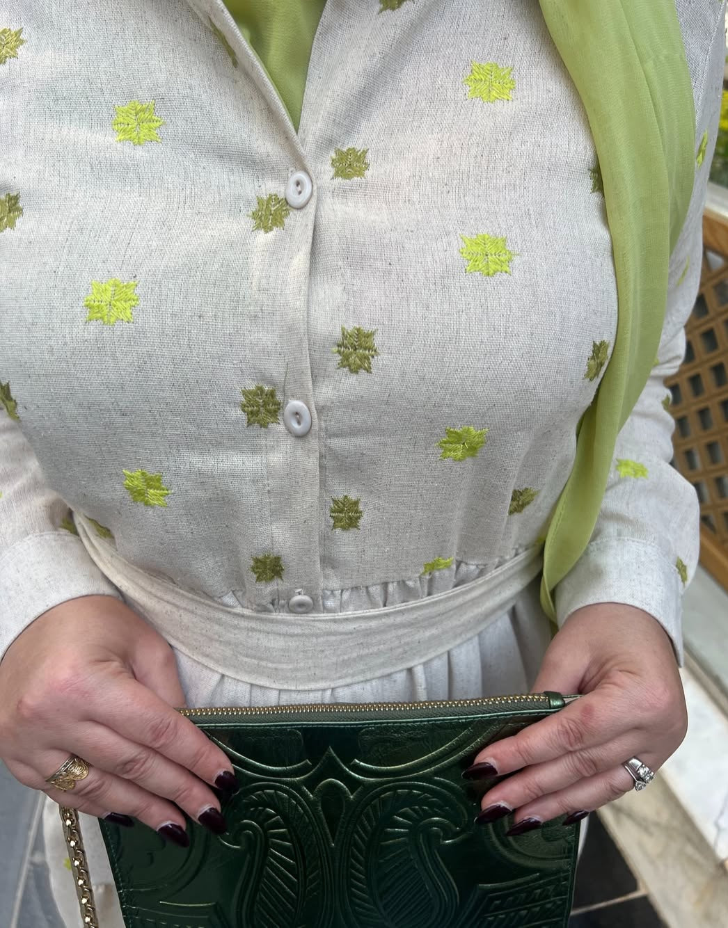 Embroidery dress