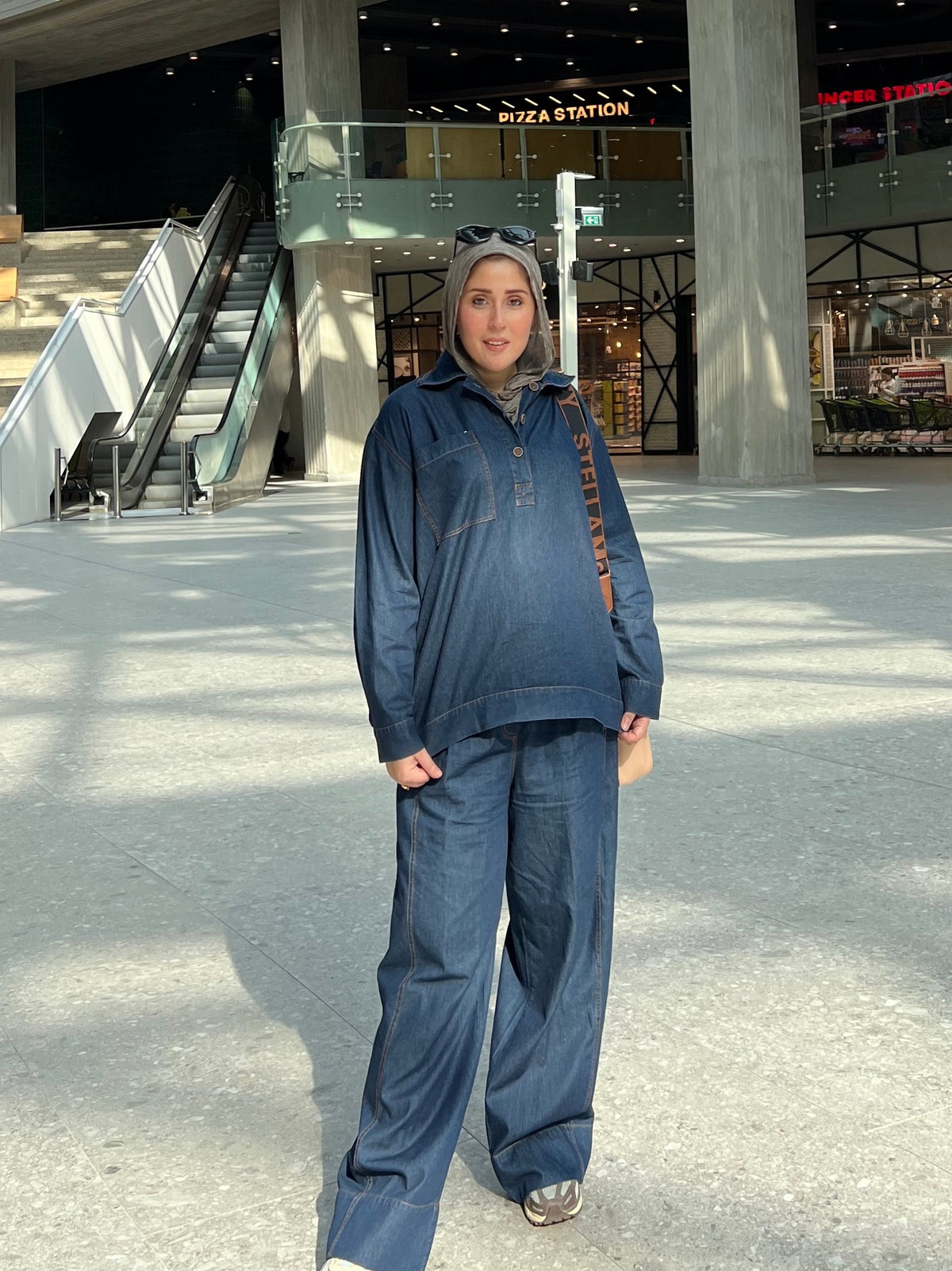 Denim Set - Wide Leg