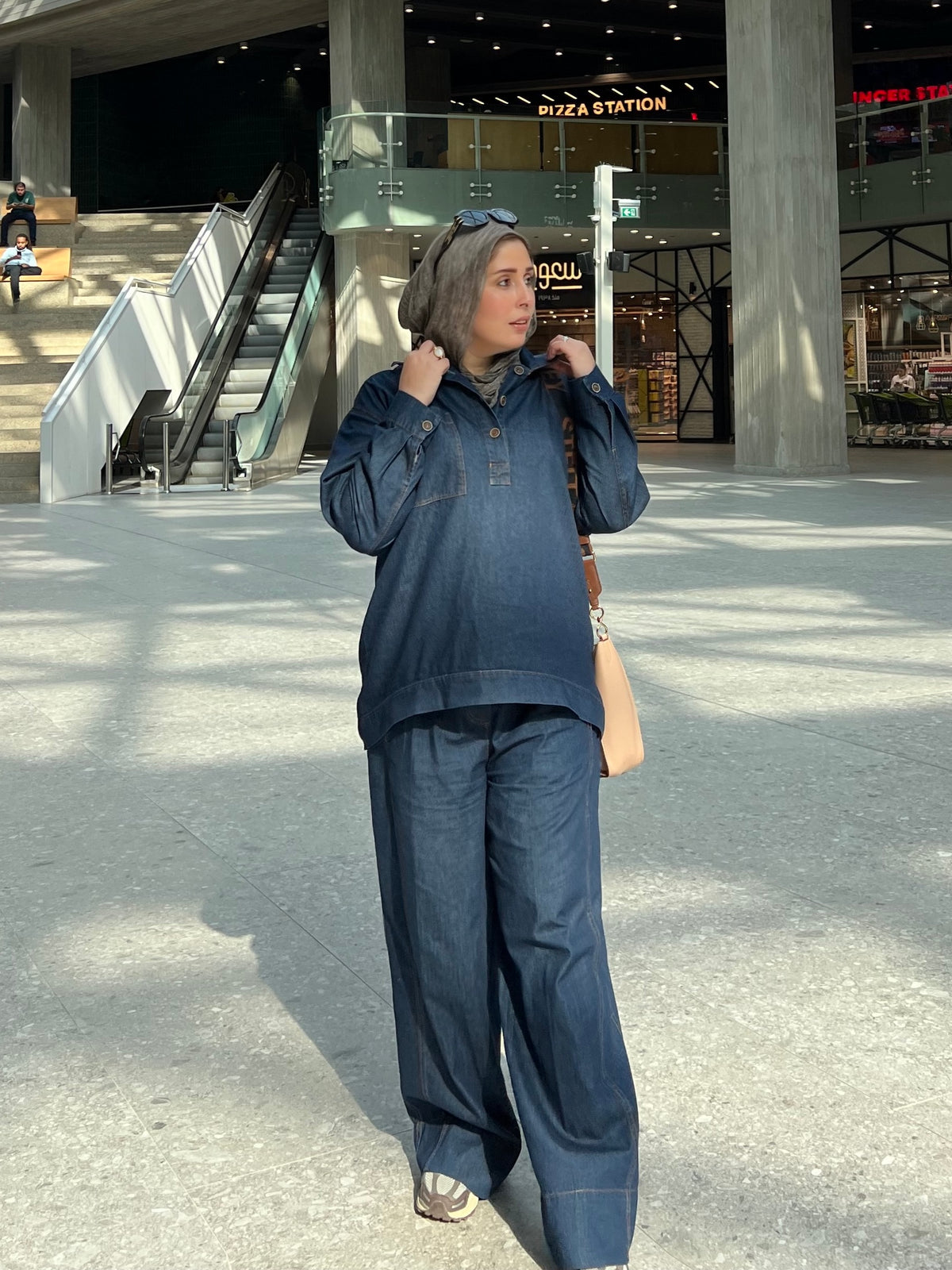 Denim Set - Wide Leg