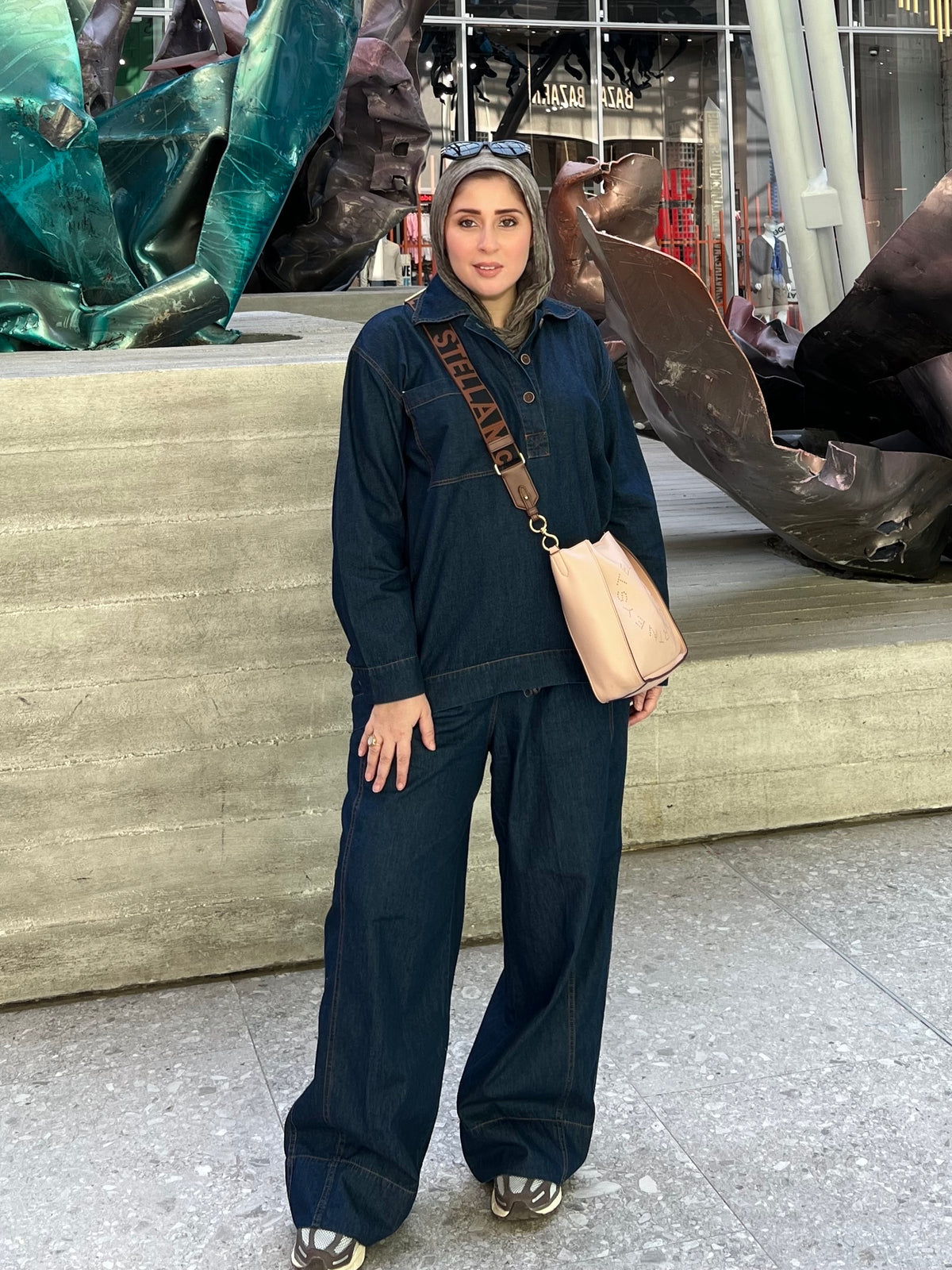 Denim Set - Wide Leg